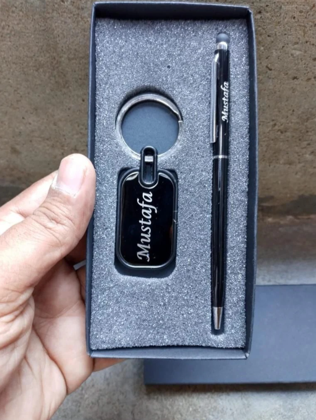 Customized Pen & Keychain Gift