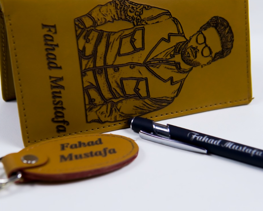 Customized Long Wallet Gift Set with Pencil