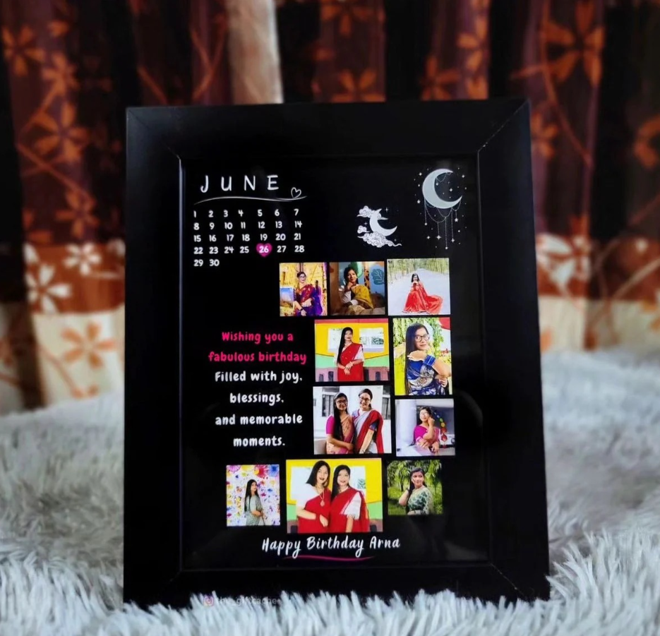 Customized Birthday Photo Frame (Personalized Collage Frame)