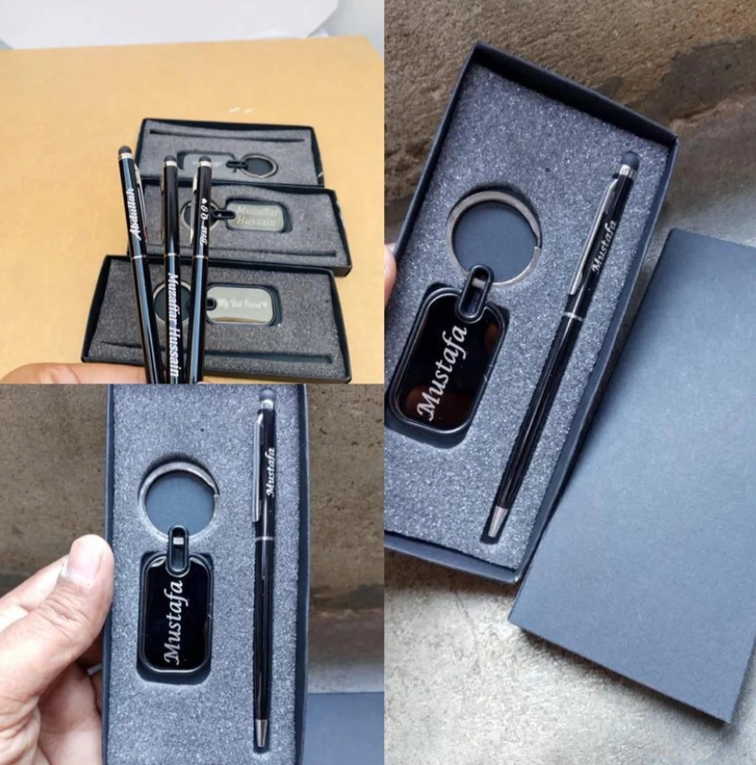 Customized Pen & Keychain Gift