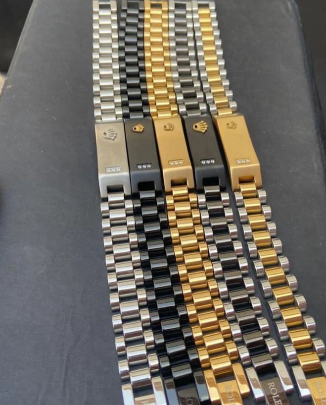 Customized Name Plate Bracelet (Rolex Style)