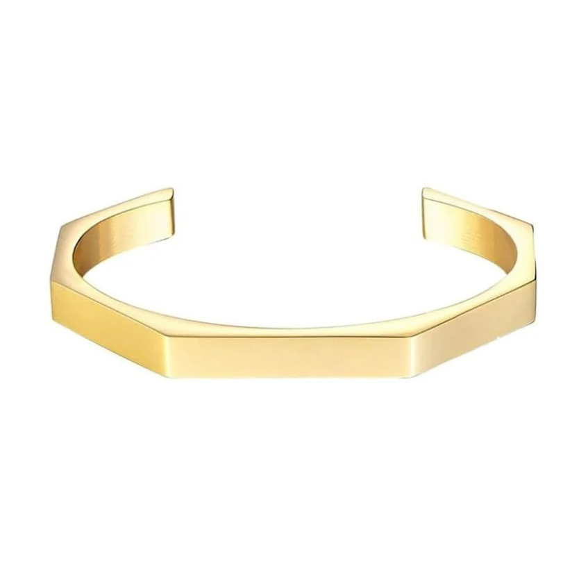 Customized Name Engraved Bracelet (Couple Cuff Bracelet)