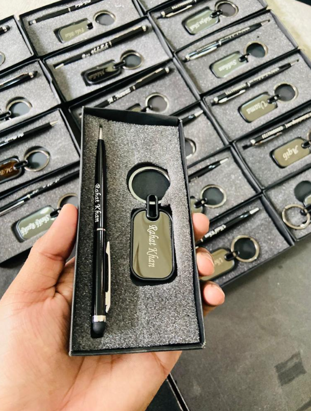 Customized Pen & Keychain Gift