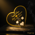 Customized Heart Shape Acrylic Frame – Luxury Edit v3
