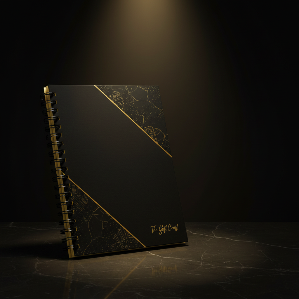 Spiral Notebook A5 Size – Luxury Edit